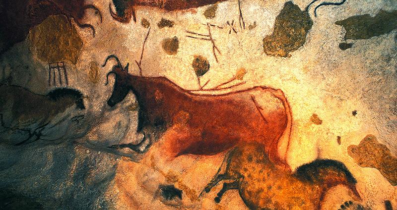 Peintures murales grottes de Lacaux